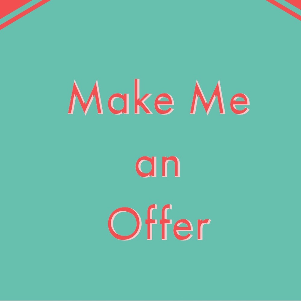 Open to offers. I also offer bundles!!